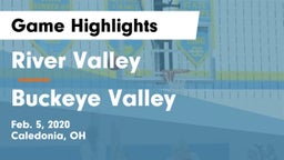 River Valley  vs Buckeye Valley  Game Highlights - Feb. 5, 2020