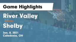 River Valley  vs Shelby  Game Highlights - Jan. 8, 2021