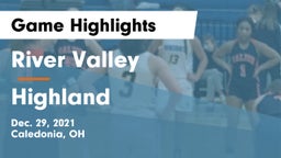 River Valley  vs Highland  Game Highlights - Dec. 29, 2021