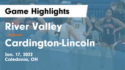 River Valley  vs Cardington-Lincoln  Game Highlights - Jan. 17, 2022