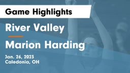 River Valley  vs Marion Harding  Game Highlights - Jan. 26, 2023