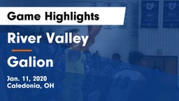 River Valley  vs Galion  Game Highlights - Jan. 11, 2020