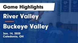 River Valley  vs Buckeye Valley  Game Highlights - Jan. 14, 2020