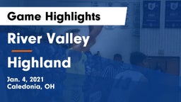 River Valley  vs Highland  Game Highlights - Jan. 4, 2021