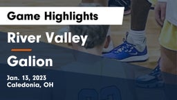 River Valley  vs Galion  Game Highlights - Jan. 13, 2023