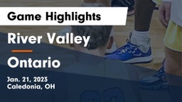 River Valley  vs Ontario  Game Highlights - Jan. 21, 2023