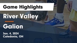 River Valley  vs Galion  Game Highlights - Jan. 4, 2024