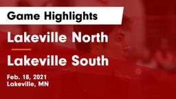 Lakeville North  vs Lakeville South  Game Highlights - Feb. 18, 2021