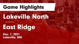 Lakeville North  vs East Ridge  Game Highlights - Dec. 7, 2021