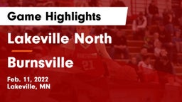 Lakeville North  vs Burnsville Game Highlights - Feb. 11, 2022