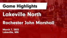 Lakeville North  vs Rochester John Marshall  Game Highlights - March 7, 2023