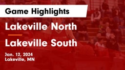 Lakeville North  vs Lakeville South  Game Highlights - Jan. 12, 2024