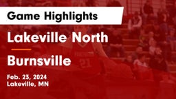 Lakeville North  vs Burnsville Game Highlights - Feb. 23, 2024