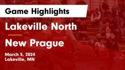 Lakeville North  vs New Prague  Game Highlights - March 5, 2024