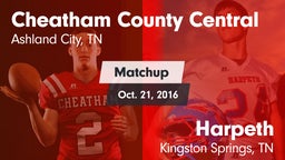 Matchup: Cheatham County vs. Harpeth  2016
