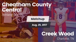 Matchup: Cheatham County vs. Creek Wood  2017