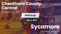 Matchup: Cheatham County vs. Sycamore  2017