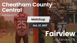 Matchup: Cheatham County vs. Fairview  2017