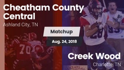 Matchup: Cheatham County vs. Creek Wood  2018