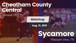 Matchup: Cheatham County vs. Sycamore  2018