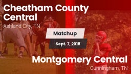 Matchup: Cheatham County vs. Montgomery Central  2018