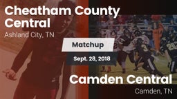 Matchup: Cheatham County vs. Camden Central  2018