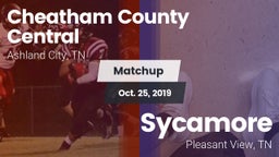 Matchup: Cheatham County vs. Sycamore  2019