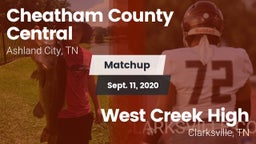 Matchup: Cheatham County vs. West Creek High 2020