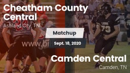 Matchup: Cheatham County vs. Camden Central  2020