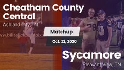 Matchup: Cheatham County vs. Sycamore  2020