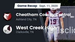 Recap: Cheatham County Central  vs. West Creek High 2020