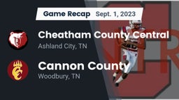Recap: Cheatham County Central  vs. Cannon County  2023