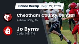 Recap: Cheatham County Central  vs. Jo Byrns  2023