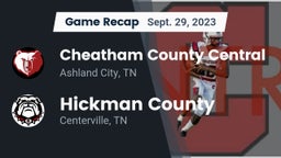 Recap: Cheatham County Central  vs. Hickman County  2023