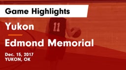 Yukon  vs Edmond Memorial  Game Highlights - Dec. 15, 2017