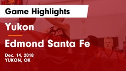 Yukon  vs Edmond Santa Fe Game Highlights - Dec. 14, 2018