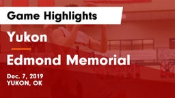 Yukon  vs Edmond Memorial  Game Highlights - Dec. 7, 2019