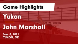 Yukon  vs John Marshall  Game Highlights - Jan. 8, 2021