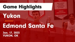 Yukon  vs Edmond Santa Fe Game Highlights - Jan. 17, 2023