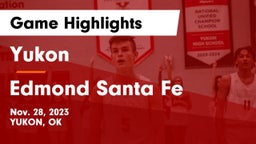 Yukon  vs Edmond Santa Fe Game Highlights - Nov. 28, 2023