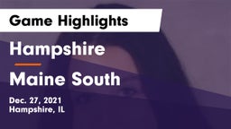 Hampshire  vs Maine South  Game Highlights - Dec. 27, 2021