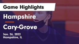 Hampshire  vs Cary-Grove Game Highlights - Jan. 26, 2022
