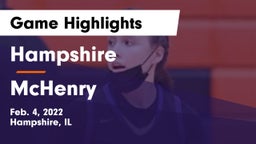 Hampshire  vs McHenry  Game Highlights - Feb. 4, 2022