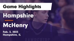 Hampshire  vs McHenry  Game Highlights - Feb. 3, 2023