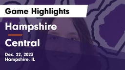 Hampshire  vs Central  Game Highlights - Dec. 22, 2023