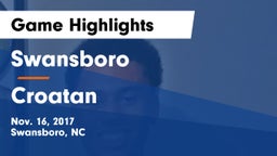 Swansboro  vs Croatan  Game Highlights - Nov. 16, 2017