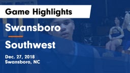 Swansboro  vs Southwest Game Highlights - Dec. 27, 2018