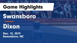 Swansboro  vs Dixon  Game Highlights - Dec. 13, 2019