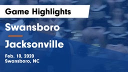 Swansboro  vs Jacksonville  Game Highlights - Feb. 10, 2020