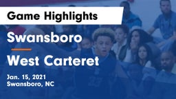 Swansboro  vs West Carteret  Game Highlights - Jan. 15, 2021
